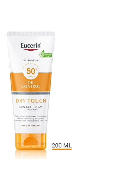 Eucerin Sun Oil Control Güneş Kremi Vücut Jeli-Krem SPF50+ 200 ml