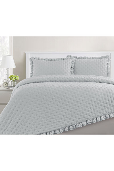 Kunzita Home Suha bedspread - double - light gray