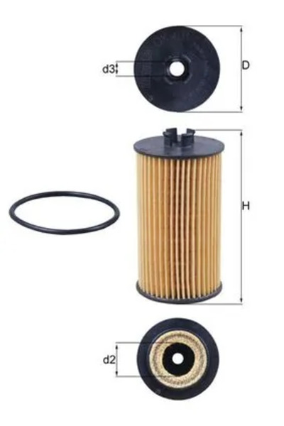 KNECHT Filtru Ulei Chevrolet Aveo/Cruze/Orlando Opel Astra H/Astra J/Corsa D