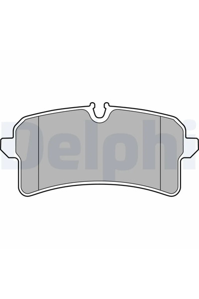DELPHİ Set Placute Frana Frana Disc Audi A6 C7/A7/A8 D4