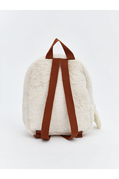 LC Waikiki Ozmarka New Season Bear Teddy Embroidered Plush Girl's Backpack