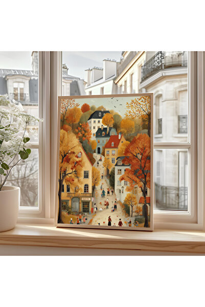 ARTCASTLE Ξύλινος σκελετός με μονό πίνακα Cozy Fall