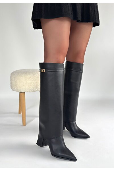 Erbilden Jike Siyah Cilt Tak Çıkar Çizme