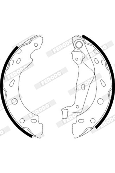 FERODO Smart Cabrio/City-Coupe/Crossblade Brake Shoe Set