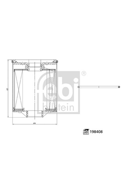 FEBI BILSTEIN Filtru Combustibil Mercedes-Benz Sprinter 3-T Platou / Sasiu