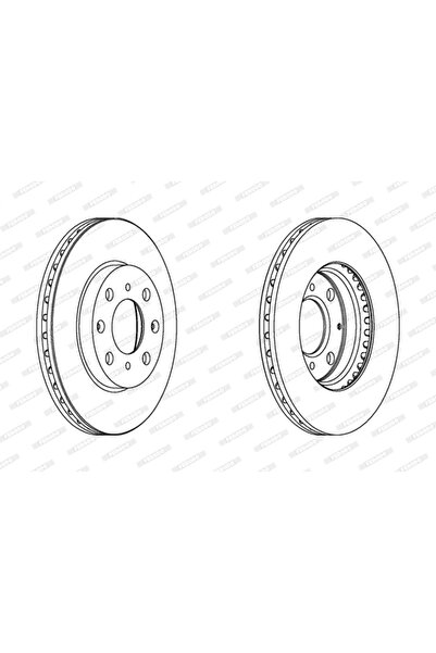 FERODO Disc Frana Honda Airwave/Capa/City 4 Limuzina Honda (Gac) Fit
