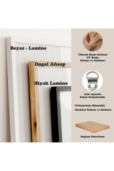 ARTCASTLE Ahşap Çerçeveli tekli Tablo Cozy Fall