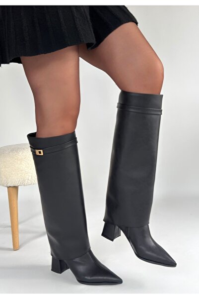Erbilden Jike Siyah Cilt Tak Çıkar Çizme
