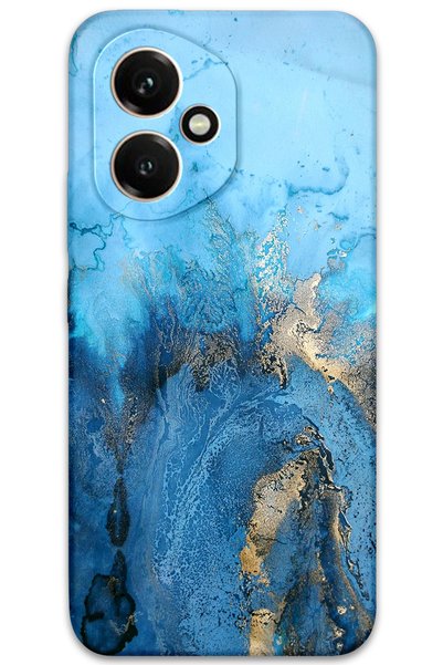 Gramaphone حافظة هاتف متوافقة مع Honor 400 بنمط رخامي + واقي شاشة - 5812