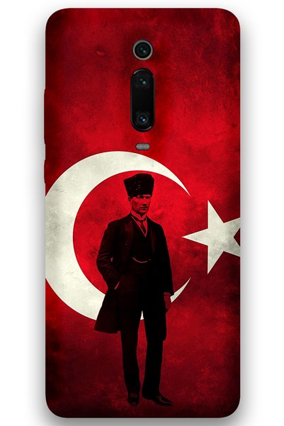 Gramaphone حافظة هاتف متوافقة مع نمط أتاتورك لهاتف Xiaomi Mi 9T + واقي شاشة -...
