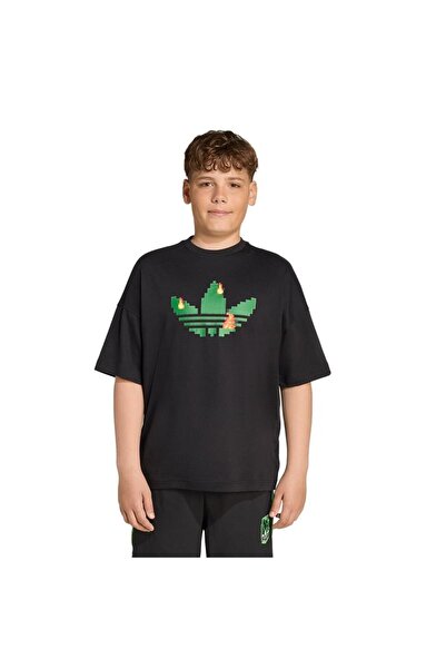 adidas Tricou negru pentru copii tricou JW5327