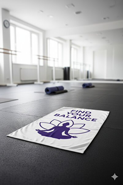 Piloji منشفة رياضية لليوجا والبيلاتس، منشفة مطبوعة رقميًا مقاس 50 × 90 سم، من...