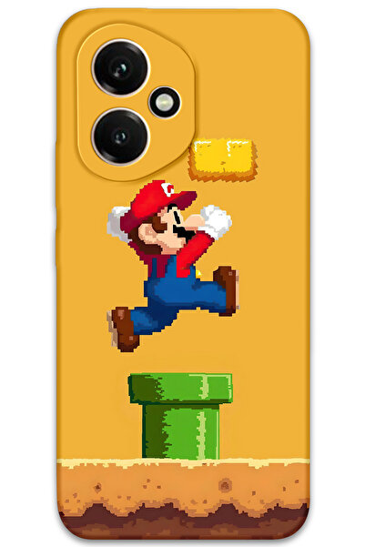 Gramaphone Honor 400 Uyumlu Mario Desenli Telefon Kılıfı + Ekran Koruyucu - 5941