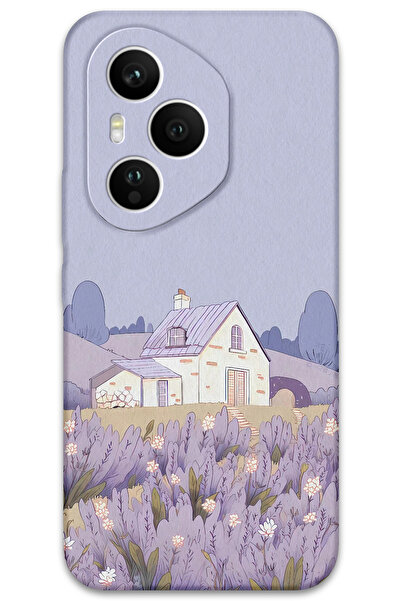 Gramaphone Honor 400 Pro Uyumlu Çiçek Desenli Telefon Kılıfı + Ekran Koruyucu - 5800