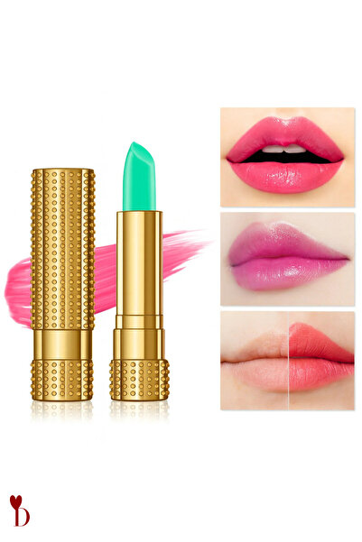 Dami Beauty Sihirli Ruj Renk Değiştiren 24 Saat Kalıcı Ruj Pembe