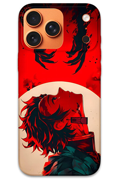 Gramaphone iPhone 17 Pro Max Uyumlu Anime Desenli Telefon Kılıfı + Ekran Koru...