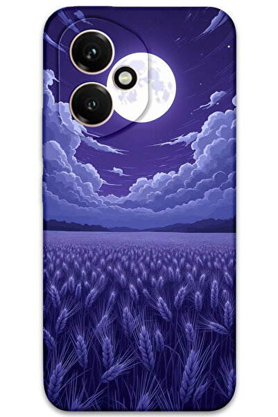 Gramaphone Honor 400 Uyumlu Çiçek Desenli Telefon Kılıfı + Ekran Koruyucu - 5797