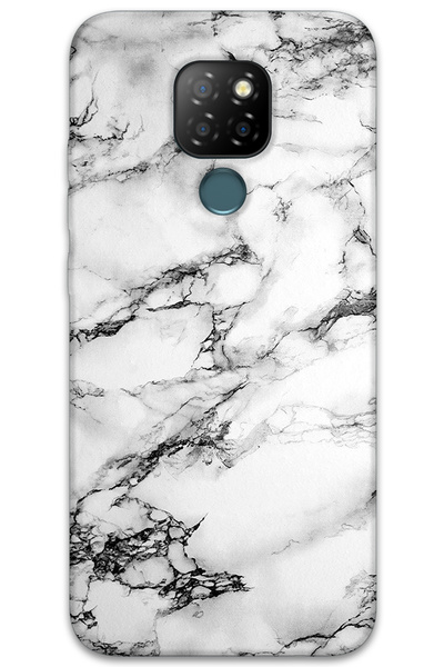 Gramaphone Gm 20 Compatible Marble Patterned Phone Case + Screen Protector - ...