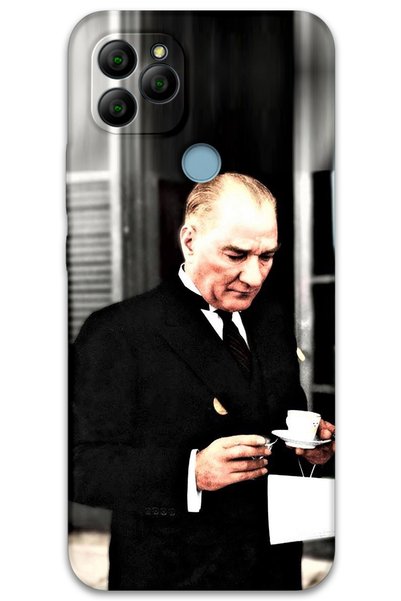 Gramaphone Gm 21 Compatible Ataturk Patterned Phone Case + Screen Protector -...