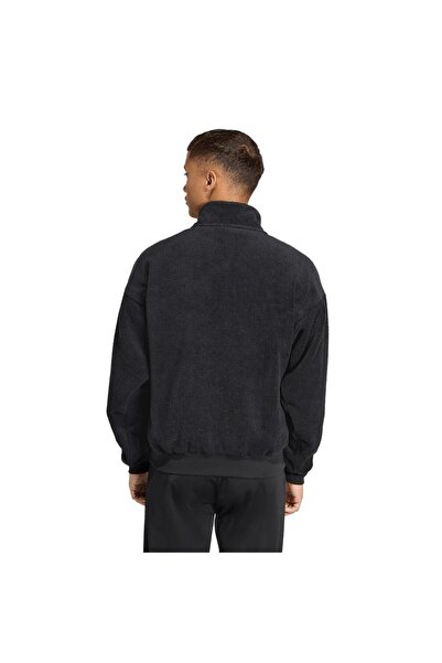 adidas Ανδρικό μαύρο φλις μπουφάν Future Icons (JW7118)