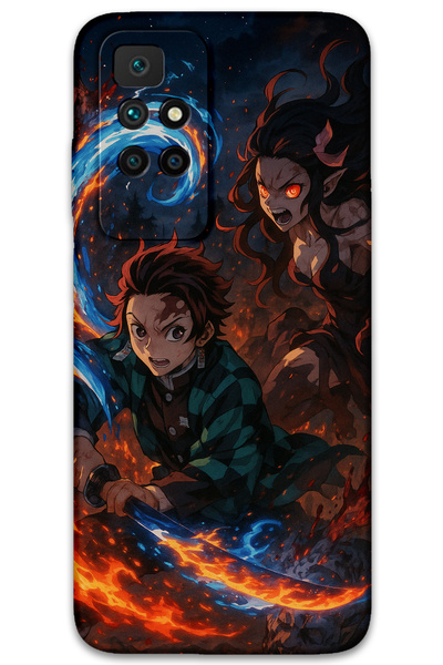 Gramaphone Xiaomi Redmi 10 Compatible Anime Patterned Phone Case + Screen Pro...