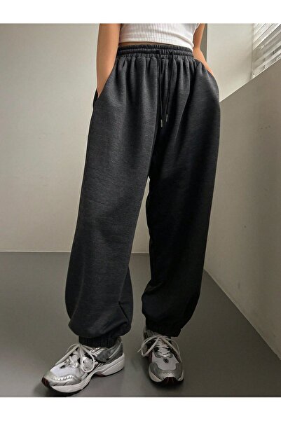 KAPHONE Women's 2 Thread Oversize Jogger Sweatpants