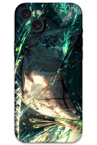Gramaphone iPhone 15 Plus Compatible Anime Patterned Phone Case + Screen Protector - 5913