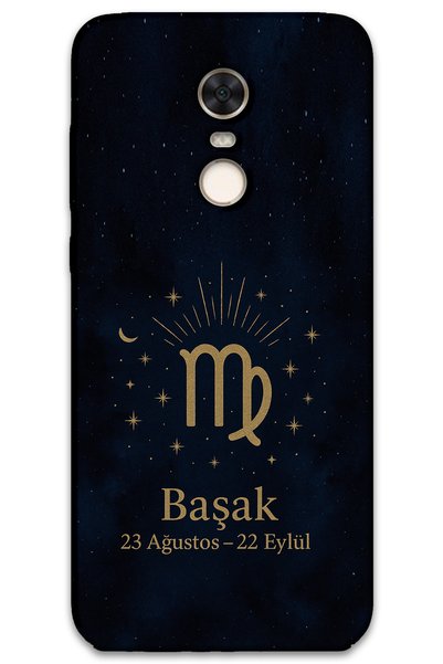 Gramaphone حافظة هاتف متوافقة مع Xiaomi Redmi 5 Plus بنمط برج العذراء + واقي ...