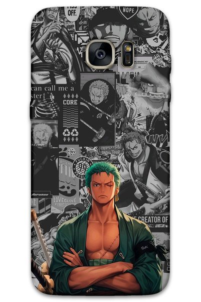 Gramaphone Galaxy S7 Edge Compatible Anime Patterned Phone Case + Screen Prot...