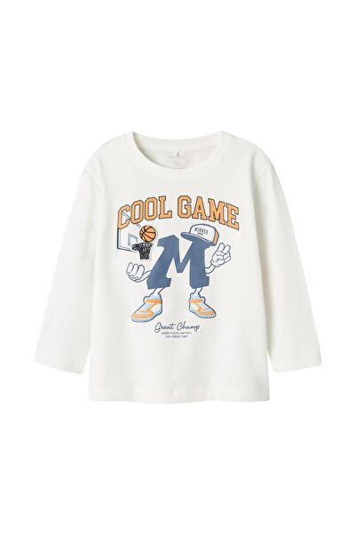 name ıt Boy's Printed Long Sleeve T-Shirt