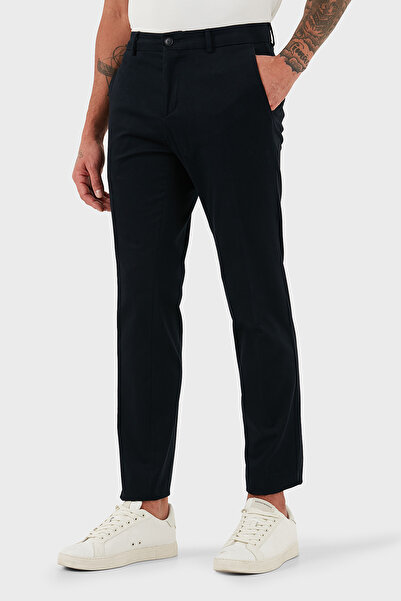 BOSS Pamuklu Slim Fit Normal Bel Düz Paça Pantolon Erkek PANTOLON 50551674 404