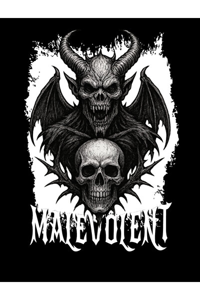 Korefanzin Κορεάτικο fanzin γοτθικό μεταλλικό στυλ Sinister με τύπωμα Νέα τάση στη σεζόν Unisex Μαύρο μπλουζάκι με κουκούλα