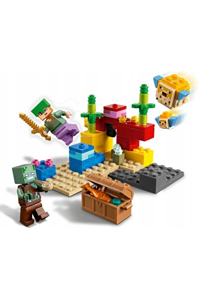 Other LEGO MINECRAFT 21164 ALEX DROWNED CORAL REEF