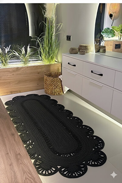 BHR Creative Jute Rug, Doormat, Kitchen Rug, Bathroom Mat, Living Room Rug, Balcony Mat