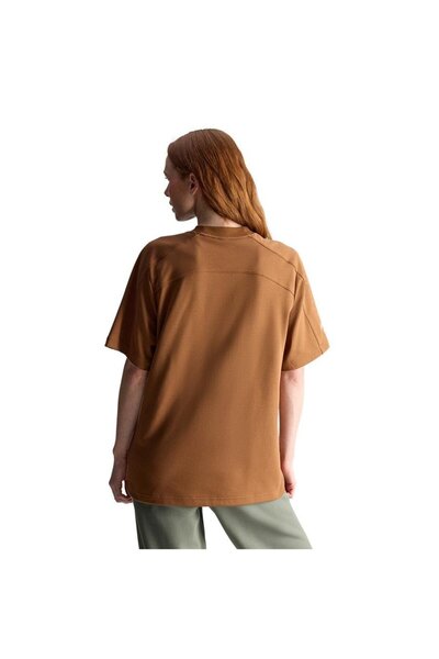 adidas Γυναικείο καφέ μπλουζάκι aSMC LOGO TEE JW4524