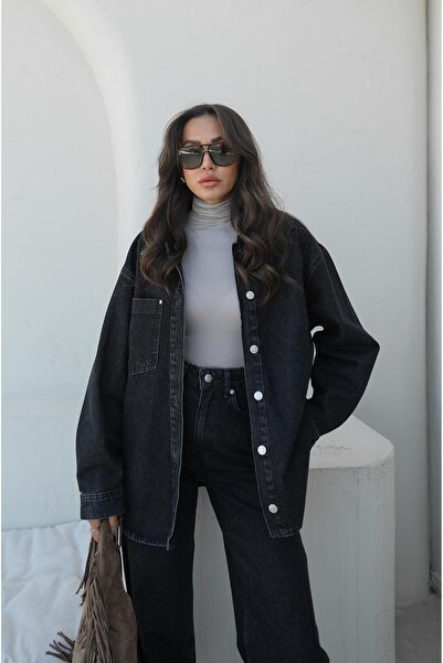 Havoş Smoked Single Pocket Jacket and Trousers Denim Suit