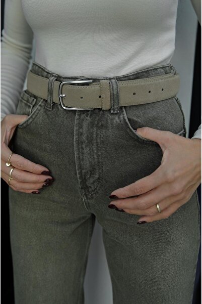 Havoş Khaki Boyes Tintli Straight Jeans
