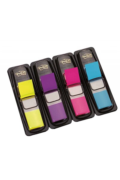 Other Zakładka Indeksująca Post-it 11,9x43,1mm /4 x 35szt/ 4 Kolory Neonowe 6...