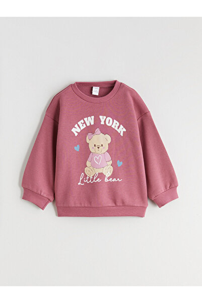 LC Waikiki νέα σεζόν με τύπωμα Φούτερ και παντελόνι για κορίτσια 2-συσκευασία