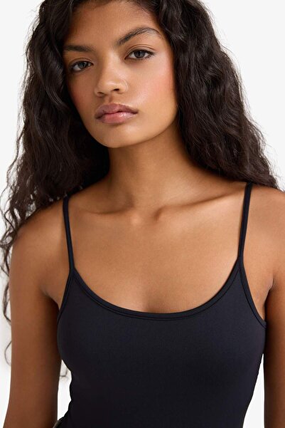 DeFacto Thin Strap Basic Plain Snap Body F9522Ax25Au