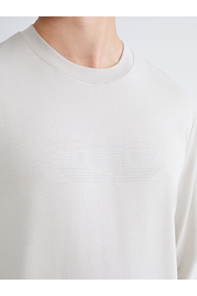 LC Waikiki Ανδρικό φούτερ με στάμπα Crew Neck