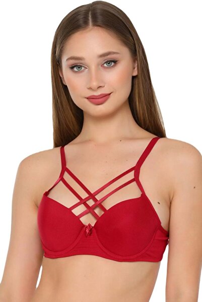 MORRO Women's Cross String Underwire Padded / Padded Bra