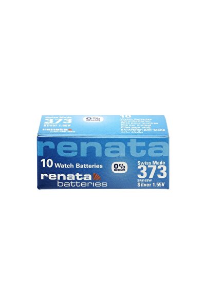 RENATA 373 Watch Battery (SR916SW), Silver Oxide 1.55V Battery, Pack of 10 Ba...