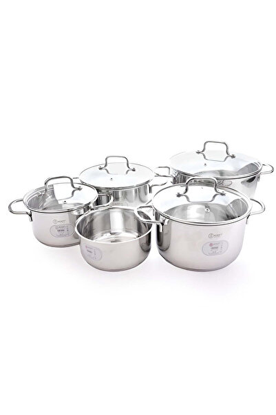 KIN Stainless Steel Cookware Set - 9 Pieces
