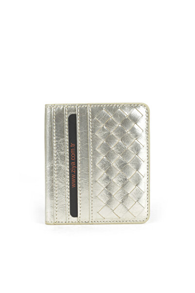 Ziya , Genuine Leather Card Holder 1539852Z01 Gold