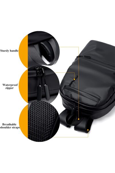 Qiccijoo Laptop Backpack for Men or Women - (Fits 15.6")