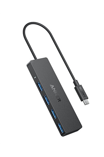 Anker 4-Port USB 3.0 Data Hub, Ultra-Slim 5Gbps USB-C OTG, 20 cm Cable