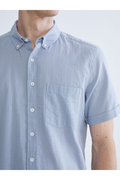 LC Waikiki Vizyon Новий сезон Regular Fit Короткий рукав Чоловіча сорочка