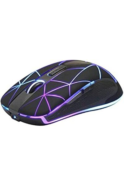 Rii ماوس لاسلكي RM200 بمستقبل USB نانو 2.4 جيجاهرتز، RGB، 5 أزرار، 3 نقطة في ...