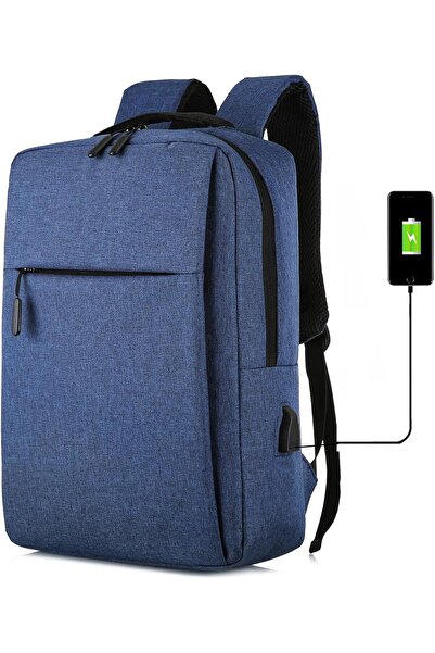 ELECTRONIC Laptop Backpack (15.6 in) with USB Charging Port - Travel, Work & School, Unisex